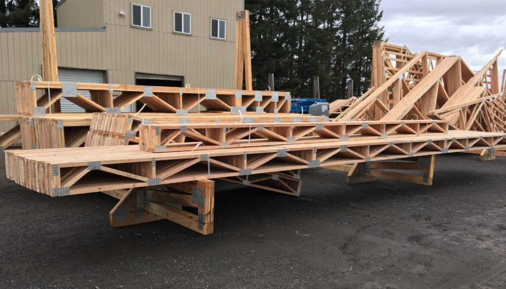 Floor Trusses Residential And Commercial Oregon Truss Co